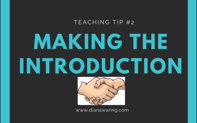 Teaching Tip 2—The Introduction